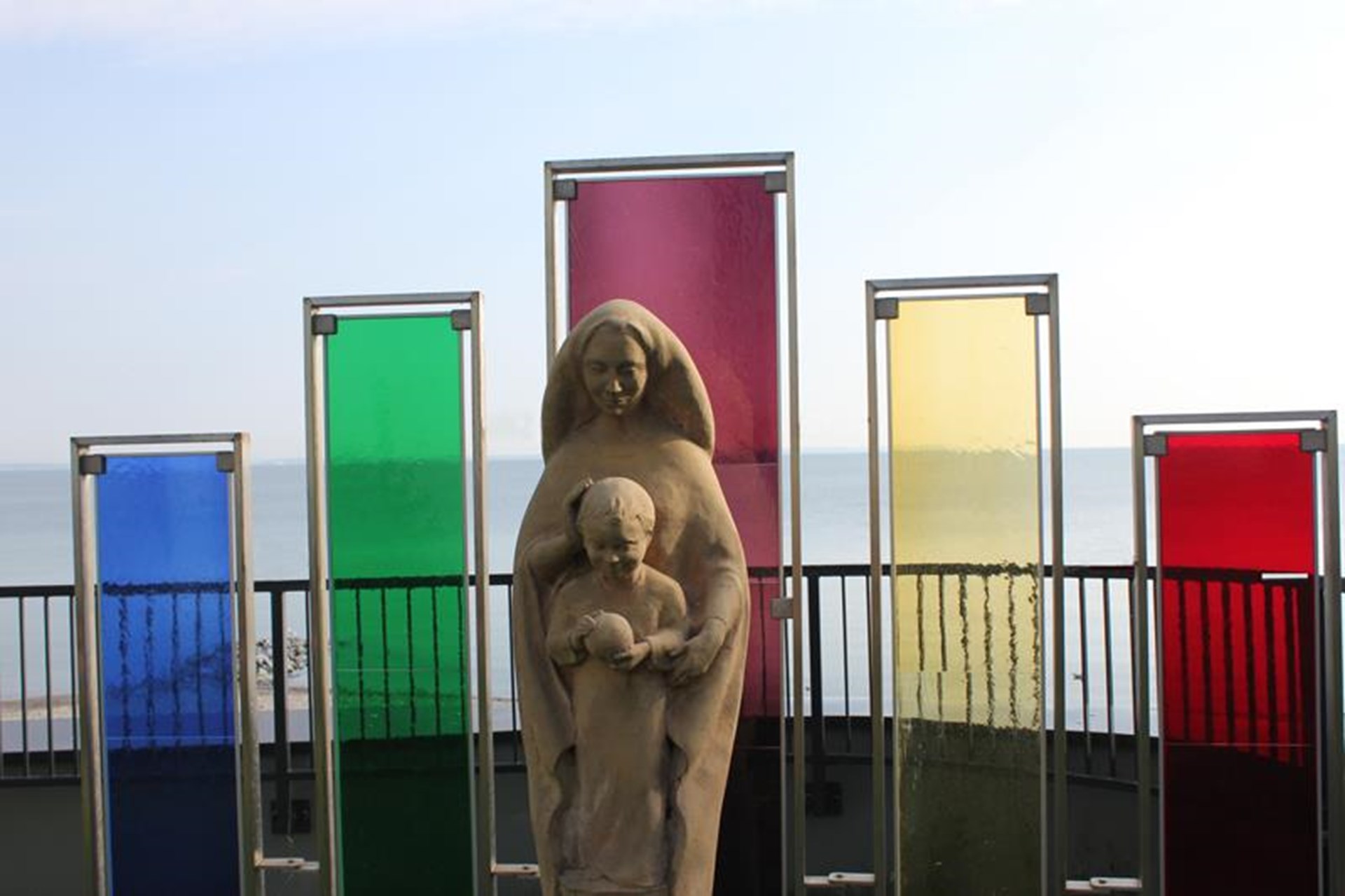 Die Maria Statue im Caritas Westfalenhaus